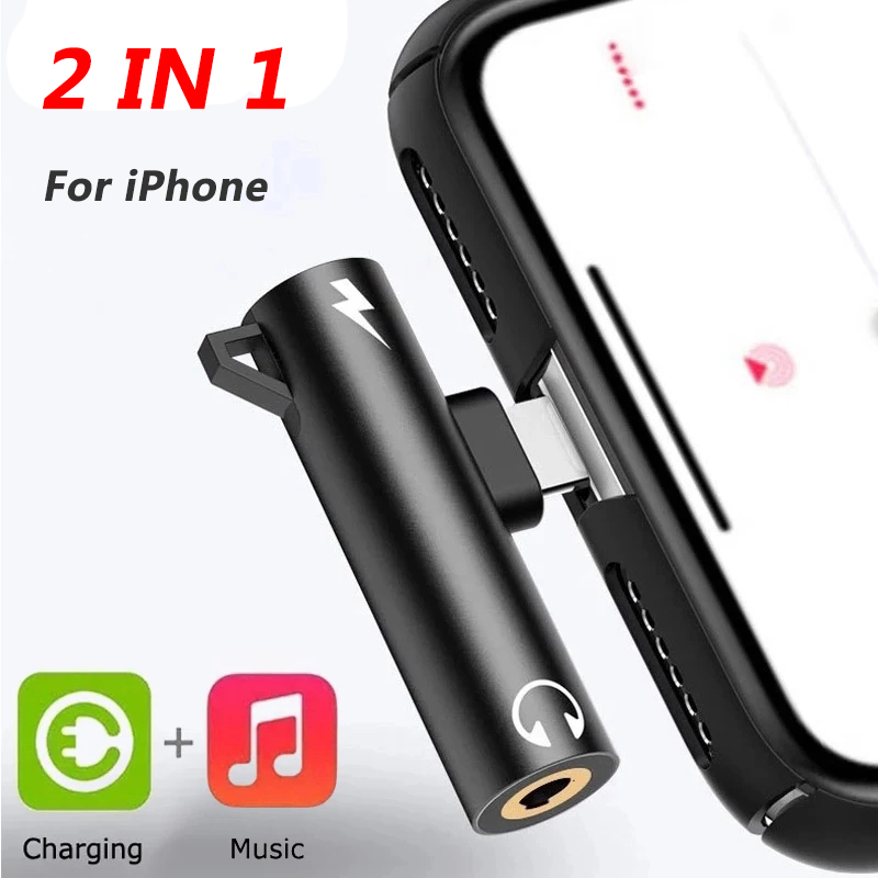 Audio X Music - 2 In1 Adapter Splitter Voor iPhone