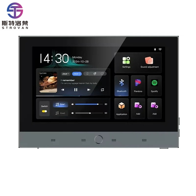 Audio Music System For Home - Touchscreen afstandsbediening Draadloos WiFi Wandmontage Home