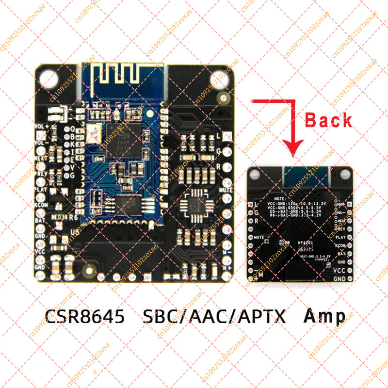 Audio X Music - DC 12 V/5 V CSR8645 APT-X