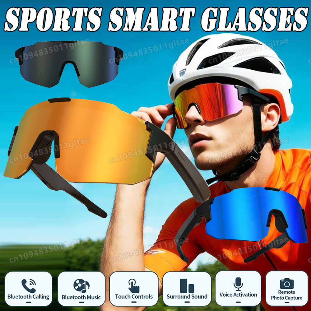Audio Music To Video - Fietsen Slimme bril Camera Bluetooth-oproep Anti-shake