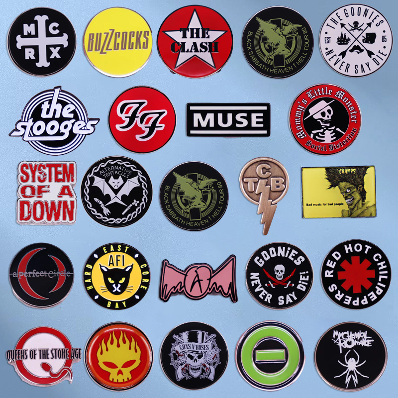 Audio Music Lollipop - Pop Rock Band Emaille Pin Muziek