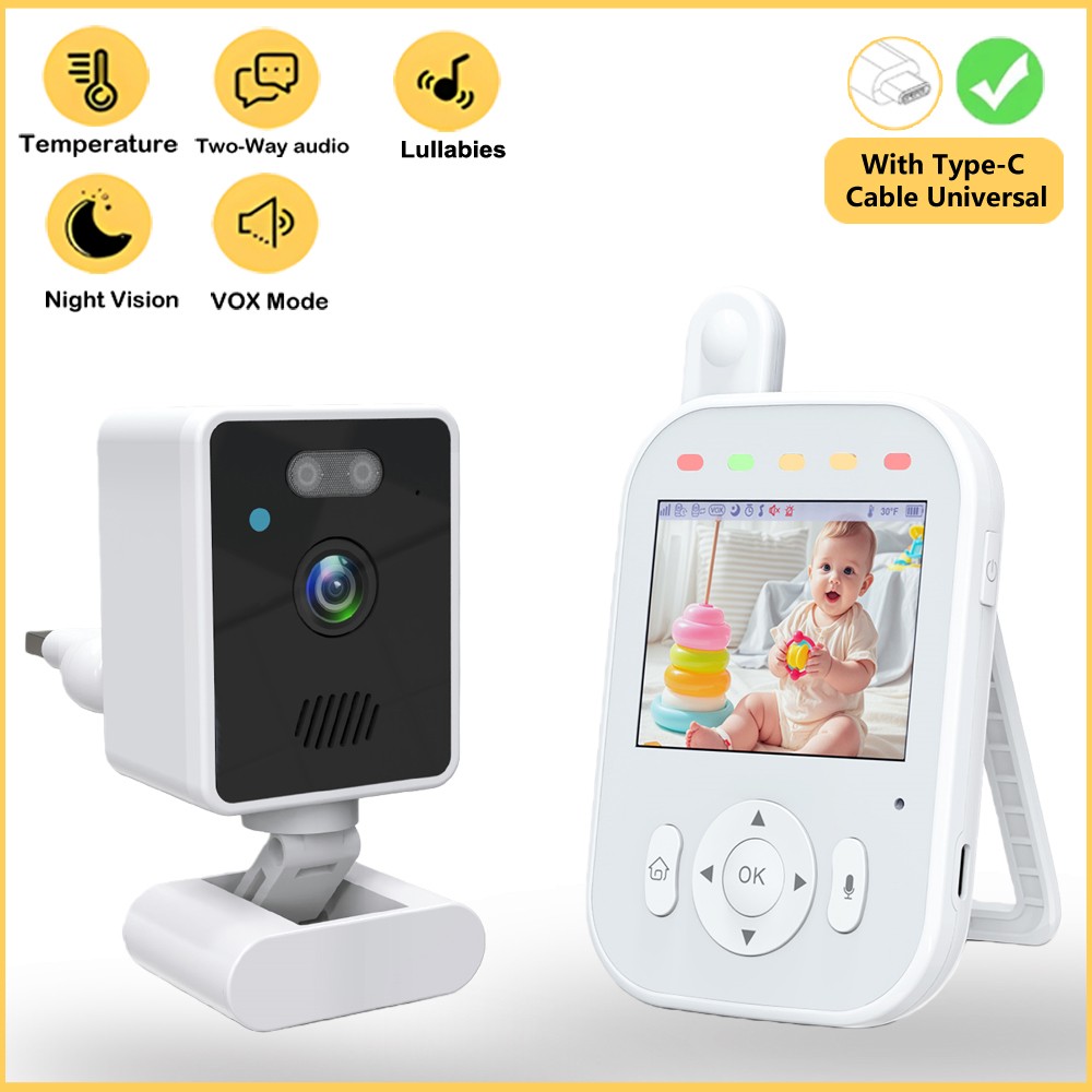 Audio Music To Video - Babyfoon Draadloos Binnen 2.8