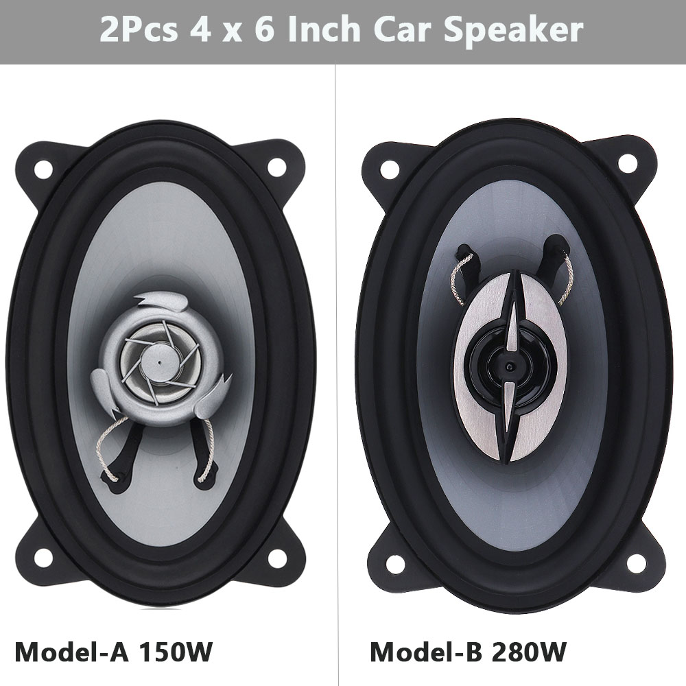 Audio X Music - 2 Stuks 4X6 Inch 150W /