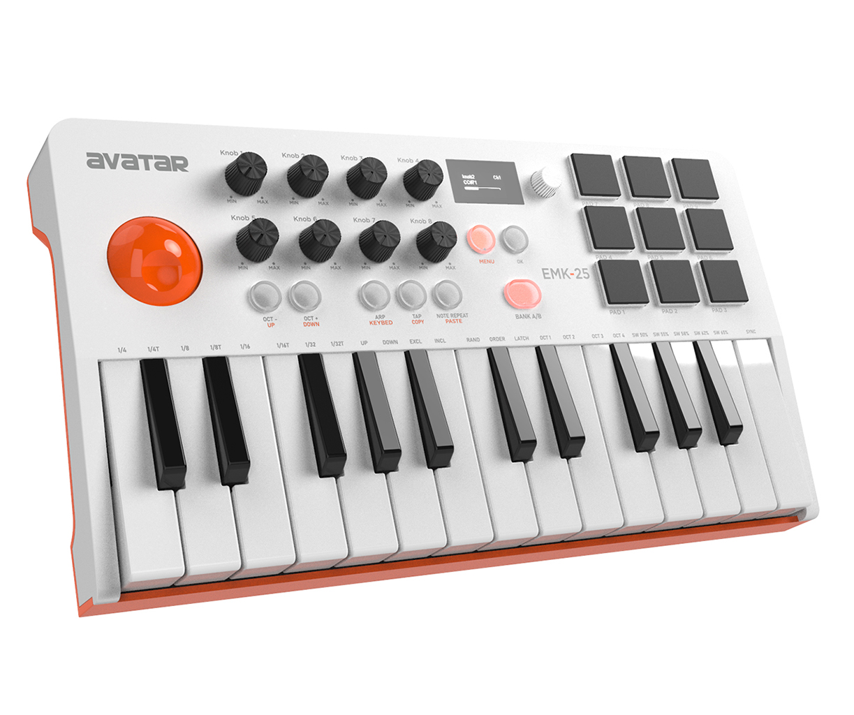 EMK-25 Draadloze Midi-Toetsenb - Midi Controller Pad recensie en prijs