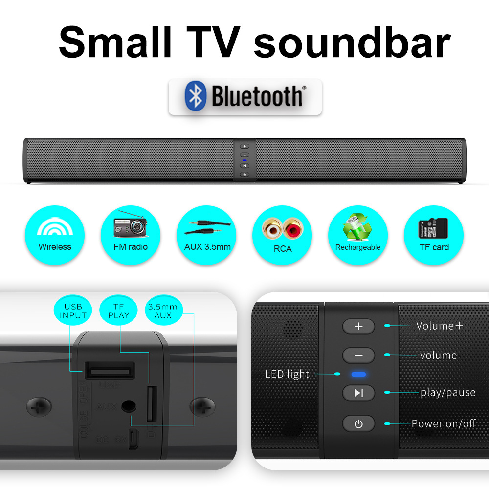 Afneembare Soundbar Bluetooth  - Audio X Music recensie en prijs