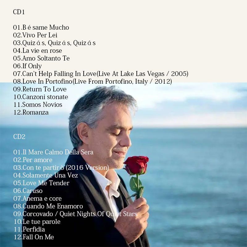 Andrea Bocelli My Love Songs 2 - Audio Music By recensie en prijs