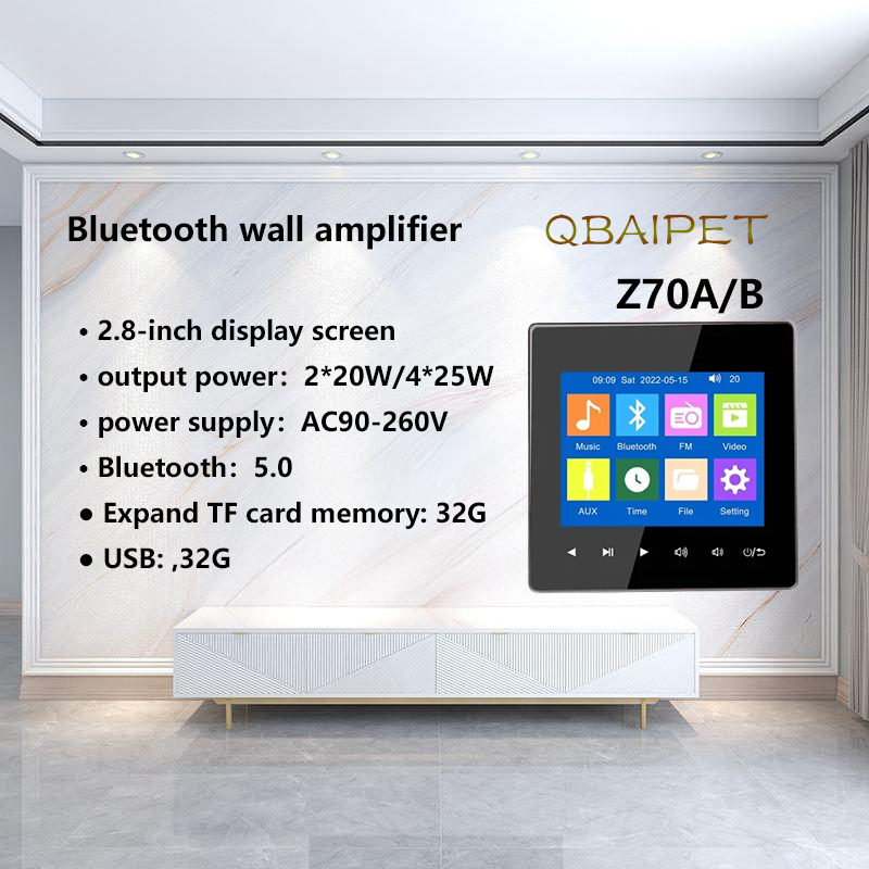 Home Bluetooth Wandversterker  - Audio Music System For Home recensie en prijs