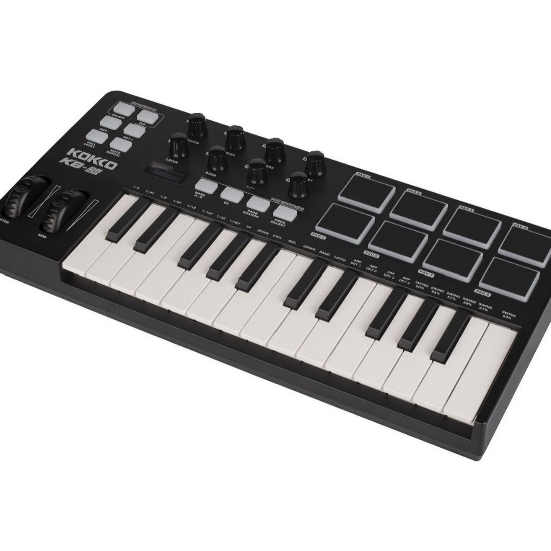 25-toetsen MIDI-controller key - Midi Controller Pad recensie en prijs