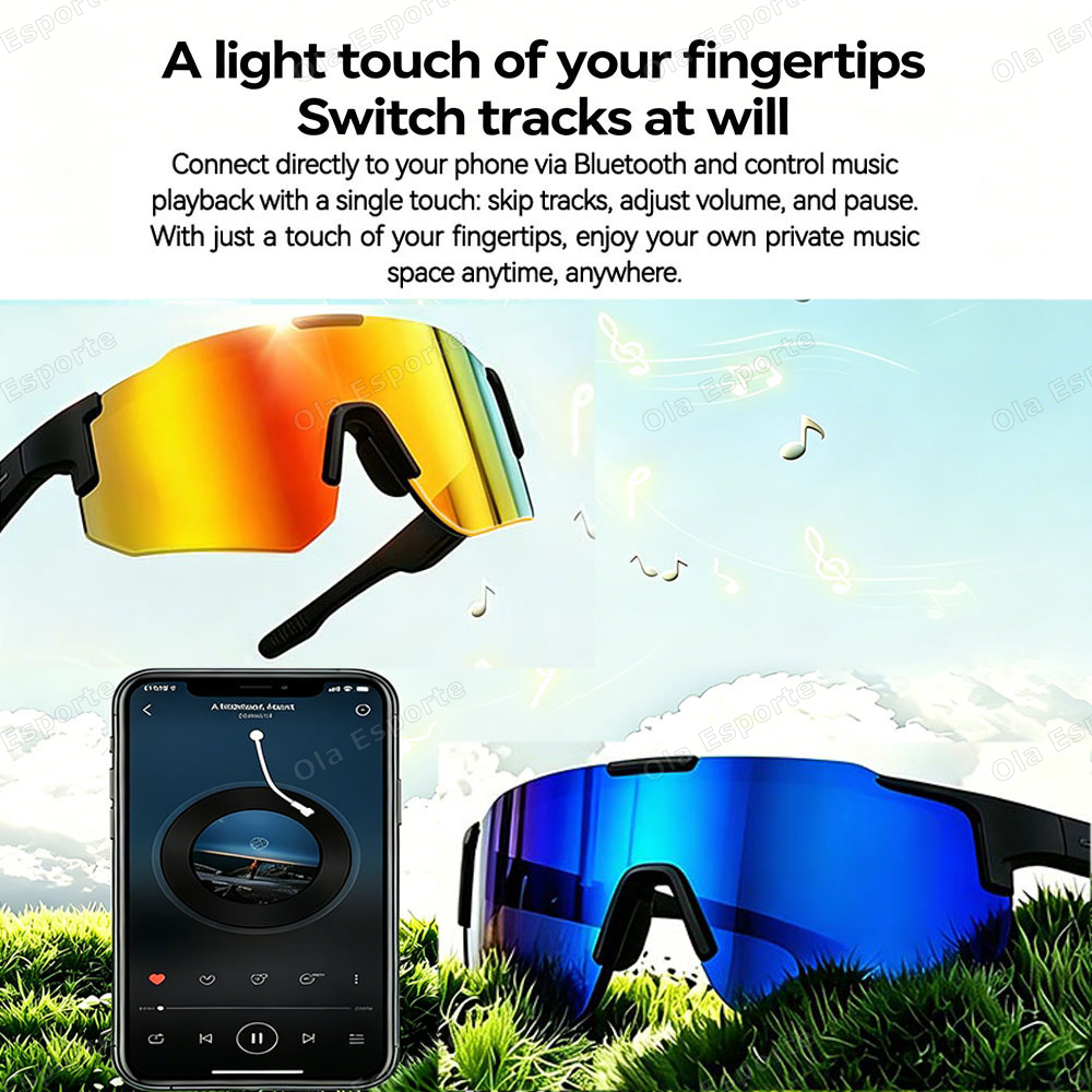 Fietsen Slimme bril Camera Blu - Audio Music To Video recensie en prijs