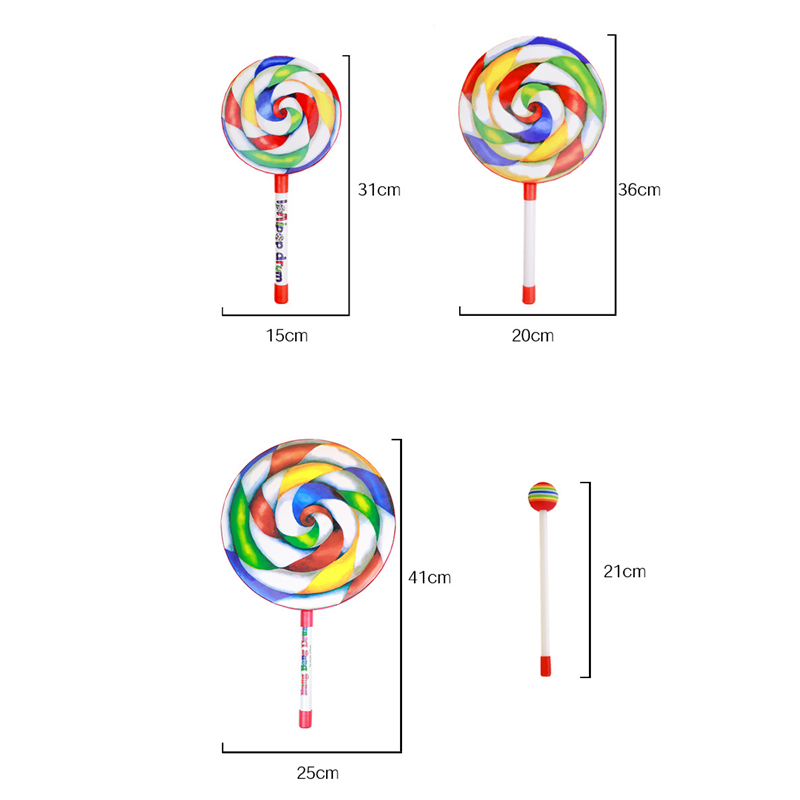 Educatieve handtrommel voor pe - Audio Music Lollipop recensie en prijs
