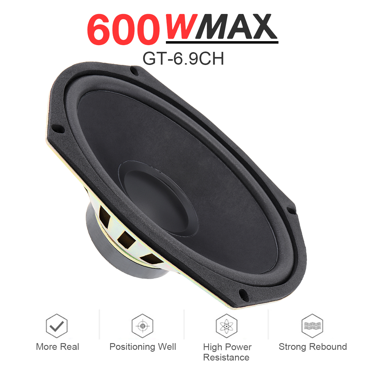 1 / 2 Stuk 6X9 Inch 600W Unive - Audio X Music recensie en prijs