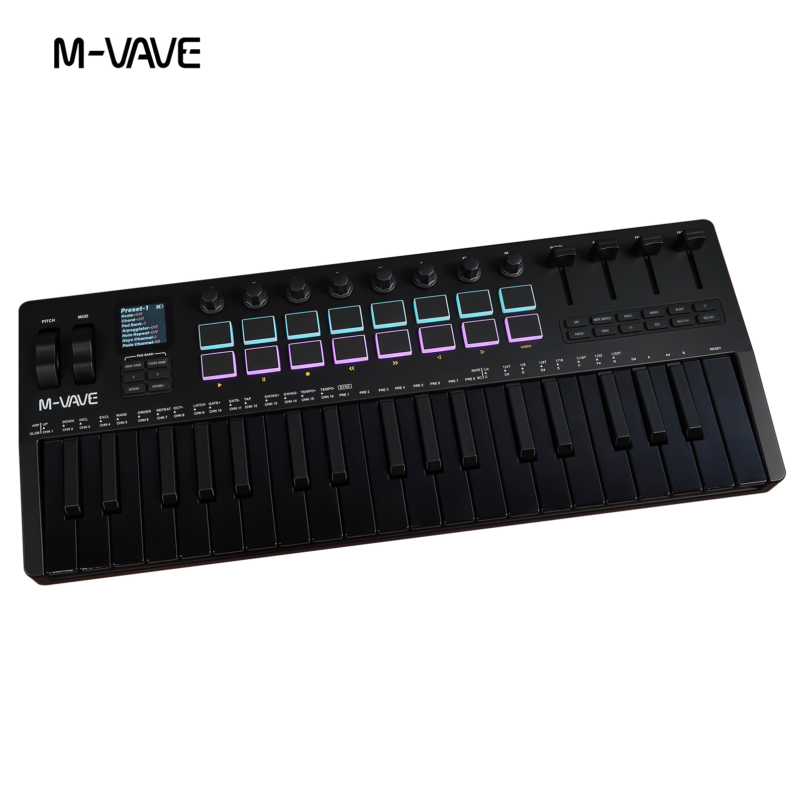 M-VAVE SMK-37 USB MIDI-control - Midi Controller Pad recensie en prijs